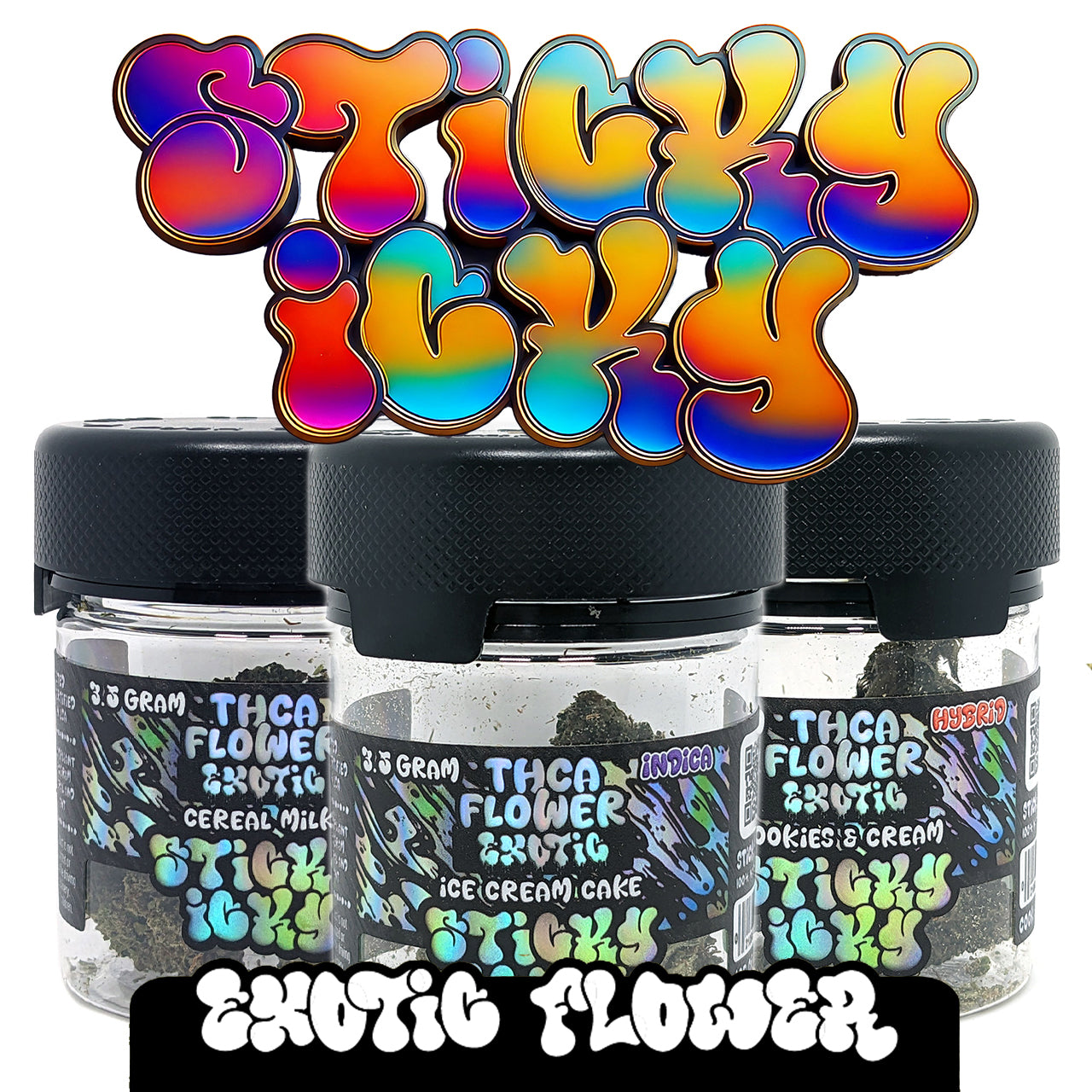 Sticky Icky - THCA Exotic Flower 3.5g Sticky Icky - THCA Exotic Flower 3.5g
